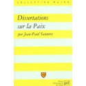 Iad - Dissertations Sur La Paix
