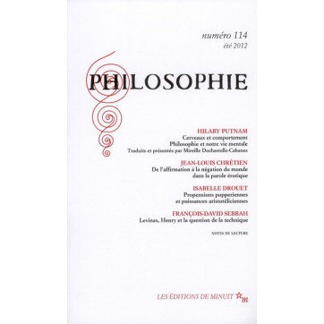 Revue Philosophie Minuit T.114