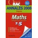 Mathématiques - Obligatoire et spécialité - Terminale s - Annales 2008 sujets seuls