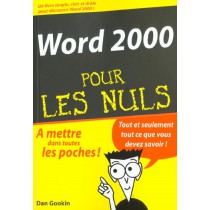 Word 2000 Pour Les Nuls