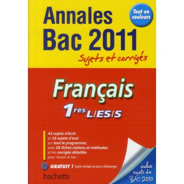 Français - 1Eres - Annales - Sujets corrigés