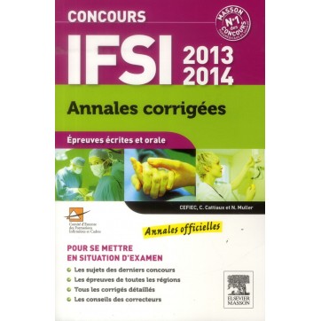 Concours IFSI - Epreuves écrites et orale (édition 2013/2014)
