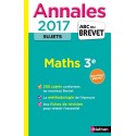 Annales Brevet 2017 Maths 3e - Sujets