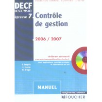 Decf Desc f/ Mstcv Epreuve 7 Controle De Gestion 2006-2007