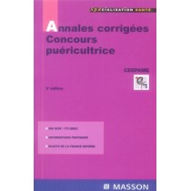 Annales corrigées concours puéricultrice - Qcm et qroc (3e édition)